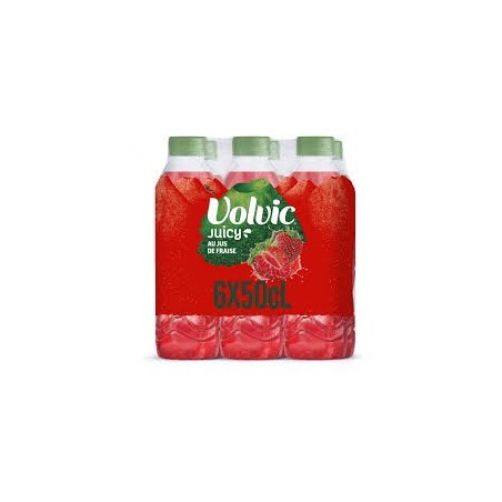 VOLVIC Juicy eau aromatisée à la fraise